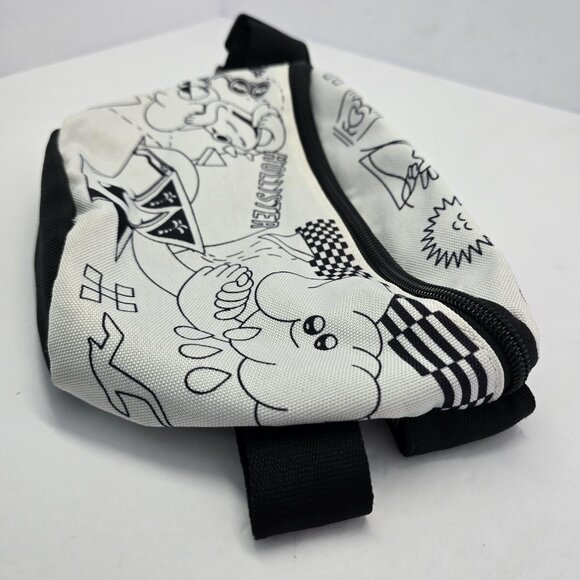 Hollister Hip Pack / Fanny Pack – Black & White Cartoon Style – Adjustable Strap - Picture 2 of 8